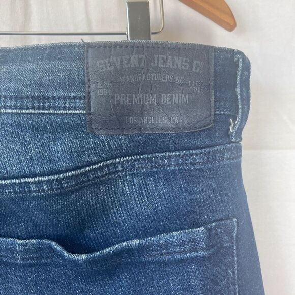Seven7 Jeans Men's Premium Distressed Denim Slim Straight Leg Jeans Sz W36 L32 - Picture 6 of 9